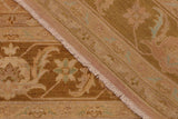 handmade Traditional Kafkaz Chobi Ziegler Tan Gold Hand Knotted RECTANGLE 100% WOOL area rug 9 x 12