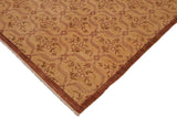 handmade Transitional Kafkaz Chobi Ziegler Tan Brown Hand Knotted RECTANGLE 100% WOOL area rug 9 x 12