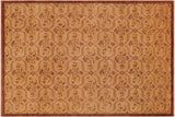 Boho Chic Ziegler Pearlene Tan Brown Hand-Knotted Wool Rug - 8'11'' x 11'11''