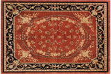 Boho Chic Ziegler Michelin Rust Black Hand-Knotted Wool Rug - 9'0'' x 11'6''