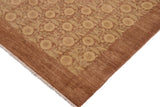 handmade Transitional Kafkaz Chobi Ziegler Nude Tan Hand Knotted RECTANGLE 100% WOOL area rug 9 x 12