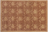 handmade Transitional Kafkaz Chobi Ziegler Lt. Brown Tan Hand Knotted RECTANGLE 100% WOOL area rug 9 x 12