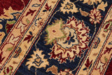 handmade Traditional Kafkaz Chobi Ziegler Red Blue Hand Knotted RECTANGLE 100% WOOL area rug 9 x 12