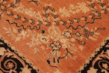 handmade Traditional Kafkaz Chobi Ziegler Rust Black Hand Knotted RECTANGLE 100% WOOL area rug 6 x 9