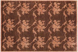 Bohemien Ziegler Shaun Brown Tan Hand-Knotted Wool Rug - 5'9'' x 8'7''