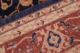 handmade Traditional Kafkaz Chobi Ziegler Blue Lt. Brown Hand Knotted RECTANGLE 100% WOOL area rug 10 x 14