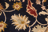 handmade Traditional Kafkaz Chobi Ziegler Blue Red Hand Knotted RECTANGLE 100% WOOL area rug 10 x 14