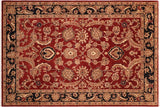 handmade Traditional Kafkaz Chobi Ziegler Red Blue Hand Knotted RECTANGLE 100% WOOL area rug 6 x 9