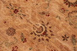 handmade Traditional Kafkaz Chobi Ziegler Tan Beige Hand Knotted RECTANGLE 100% WOOL area rug 6 x 9