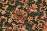 handmade Traditional Kafkaz Chobi Ziegler Green Rust Hand Knotted RECTANGLE 100% WOOL area rug 6 x 9