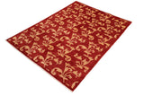 handmade Transitional Kafkaz Chobi Ziegler Red Gold Hand Knotted RECTANGLE 100% WOOL area rug 6 x 9