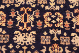 handmade Transitional Kafkaz Chobi Ziegler Blue Gold Hand Knotted RECTANGLE 100% WOOL area rug 6 x 9