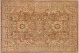 Classic Ziegler Valery Brown Tan Hand-Knotted Wool Rug - 10'2'' x 14'4''