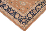 handmade Traditional Kafkaz Chobi Ziegler Brown Blue Hand Knotted RECTANGLE 100% WOOL area rug 10 x 14