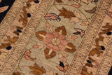 handmade Traditional Kafkaz Chobi Ziegler Blue Green Hand Knotted RECTANGLE 100% WOOL area rug 10 x 13