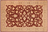 Oriental Ziegler Liberty Brown Green Hand-Knotted Wool Rug - 9'10'' x 13'10''