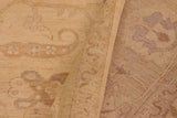 handmade Traditional Kafkaz Chobi Ziegler Tan Green Hand Knotted RECTANGLE 100% WOOL area rug 10 x 14