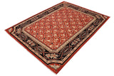 handmade Transitional Kafkaz Chobi Ziegler Rust Black Hand Knotted RECTANGLE 100% WOOL area rug 9 x 12