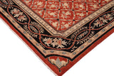 handmade Transitional Kafkaz Chobi Ziegler Rust Black Hand Knotted RECTANGLE 100% WOOL area rug 9 x 12