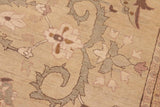 handmade Traditional Kafkaz Chobi Ziegler Tan Green Hand Knotted RECTANGLE 100% WOOL area rug 8 x 10