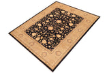 handmade Traditional Kafkaz Chobi Ziegler Drk. Blue Beige Hand Knotted RECTANGLE 100% WOOL area rug 8 x 9