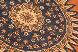 handmade Geometric Kafkaz Chobi Ziegler Rust Blue Hand Knotted RECTANGLE 100% WOOL area rug 8 x 10