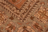 handmade Traditional Kafkaz Chobi Ziegler Lt. Brown Lt. Green Hand Knotted RECTANGLE 100% WOOL area rug 8 x 10