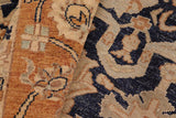 handmade Traditional Kafkaz Chobi Ziegler Blue Orange Hand Knotted RECTANGLE 100% WOOL area rug 8 x 10