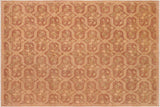 Boho Chic Ziegler Maryalic Brown Tan Hand-Knotted Wool Rug - 8'0'' x 10'1''