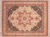 Pak Persian Laraine Beige/Rust Wool Rug - 8'1'' x 10'2''