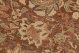 handmade Transitional Kafkaz Chobi Ziegler Lt. Brown Gold Hand Knotted RECTANGLE 100% WOOL area rug 9 x 12