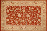 Boho Chic Ziegler Barbar Rust Beige Hand-Knotted Wool Rug - 8'11'' x 12'9''