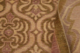 handmade Transitional Kafkaz Chobi Ziegler Lt. Green Tan Hand Knotted RECTANGLE 100% WOOL area rug 9 x 12