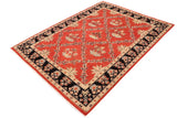 handmade Traditional Kafkaz Chobi Ziegler Red Black Hand Knotted RECTANGLE 100% WOOL area rug 9 x 12