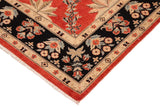 handmade Traditional Kafkaz Chobi Ziegler Red Black Hand Knotted RECTANGLE 100% WOOL area rug 9 x 12