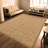 handmade Transitional Kafkaz Chobi Ziegler Tan Lt. Brown Hand Knotted RECTANGLE 100% WOOL area rug 9 x 12