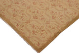 handmade Transitional Kafkaz Chobi Ziegler Tan Lt. Brown Hand Knotted RECTANGLE 100% WOOL area rug 9 x 12