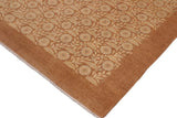 handmade Transitional Kafkaz Chobi Ziegler Beige Brown Hand Knotted RECTANGLE 100% WOOL area rug 9 x 12