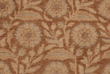 handmade Transitional Kafkaz Chobi Ziegler Beige Brown Hand Knotted RECTANGLE 100% WOOL area rug 9 x 12