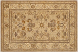 handmade Traditional Kafkaz Chobi Ziegler Tan Beige Hand Knotted RECTANGLE 100% WOOL area rug 9 x 12