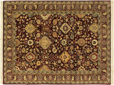 handmade Traditional Tabriz Red Gold Hand Knotted RECTANGLE 100% WOOL area rug 4x6