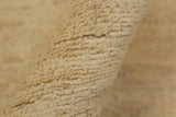 Handmade Kafakz Chobi Ziegler Modern Contemporary Lt. Tan Tan Hand Knotted Rectangel Hand Knotted 100% Vegetable Dyed wool area rug 10 x 14