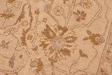 handmade Traditional Kafkaz Chobi Ziegler Beige Gold Hand Knotted RECTANGLE 100% WOOL area rug 8 x 10