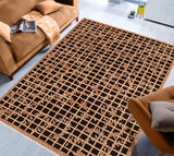 handmade Transitional Kafkaz Chobi Ziegler Black Tan Hand Knotted RECTANGLE 100% WOOL area rug 8 x 10