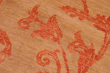 handmade Transitional Kafkaz Chobi Ziegler Tan Red Hand Knotted RECTANGLE 100% WOOL area rug 8 x 10