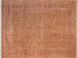 Pak Persian Roselle Brown/Green Wool Rug - 8'1'' x 10'10''