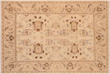 Bohemien Ziegler Reynalda Tan Brown Hand-Knotted Wool Rug - 7'7'' x 9'7''