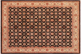 Classic Ziegler Miss Brown Beige Hand-Knotted Wool Rug - 7'11'' x 9'10''