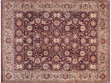 Agra Pak Persian Mignon Red/Grey Wool Rug - 8'4'' x 10'4''