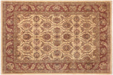 Classic Ziegler Maile Beige Brown Hand-Knotted Wool Rug - 8'1'' x 9'9''